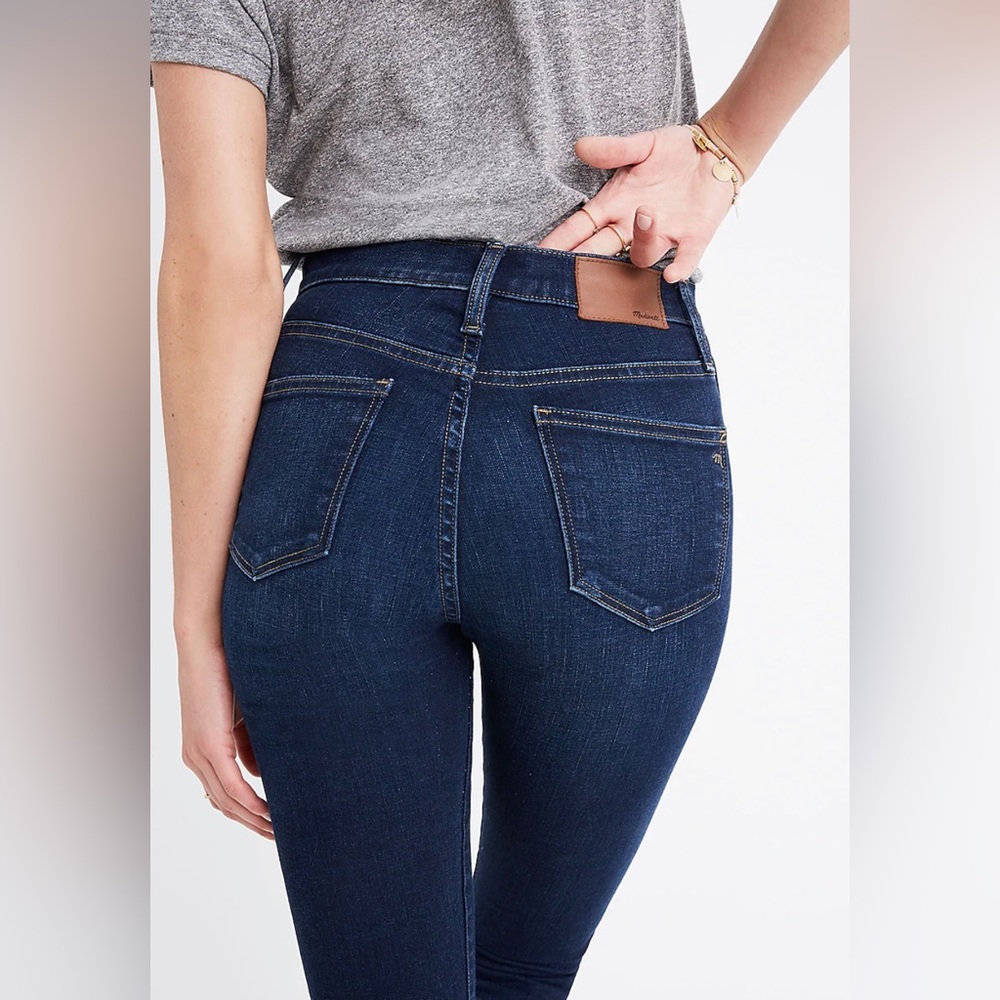 10” high-rise skinny jeans